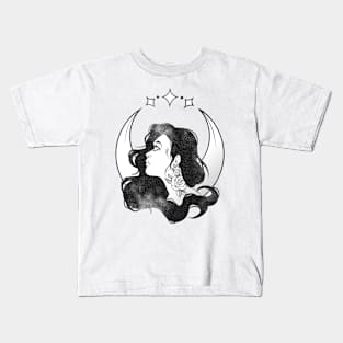 lunambulism (grayscale) Kids T-Shirt